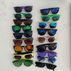 Sunglasses, 18 pairs